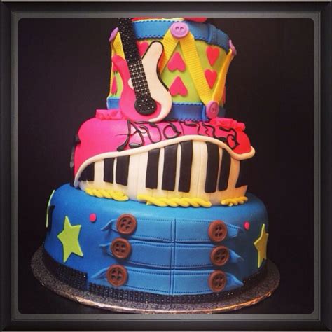 Fresh beat band themed birthday cake | Themed birthday cakes, Cake ...