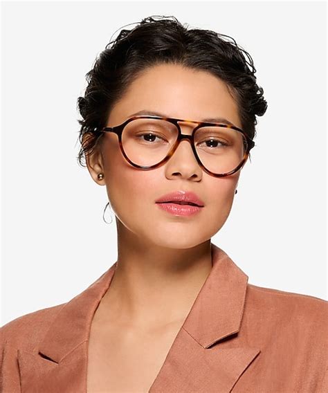 Verbena Aviator Tortoise Full Rim Eyeglasses Eyebuydirect Canada