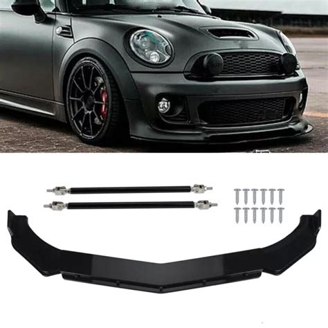 FOR MINI COOPER S R53 R56 Carbon Front Bumper Lip Splitter Spoiler