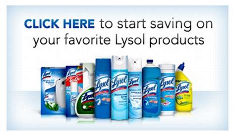 Lysol Printable Coupon 2012