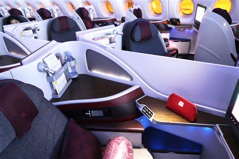 Review Qatar Airways A380 Business Class Perth Doha