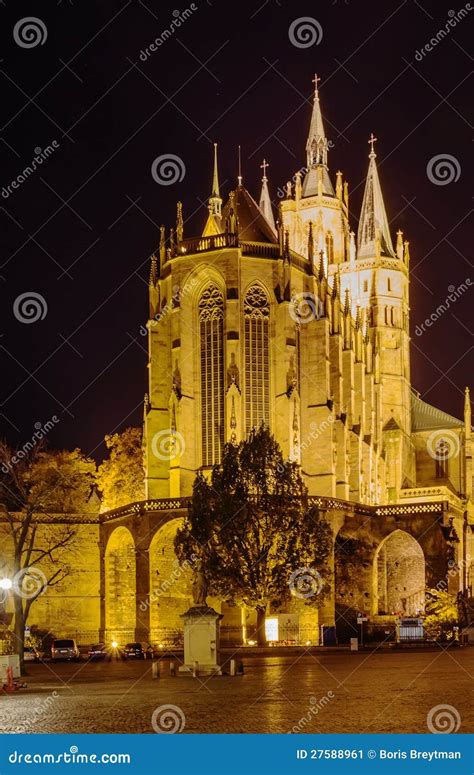 Erfurt Cathedral, Germany stock image. Image of tourism - 27588961