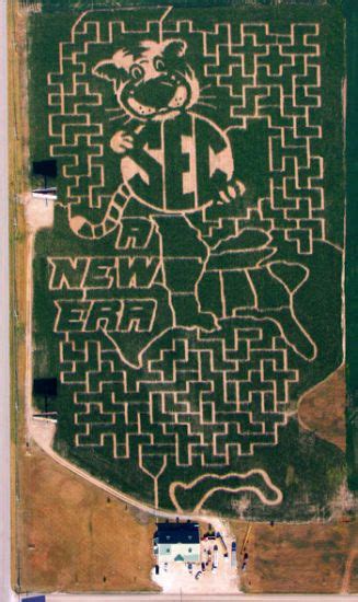 Past Corn Maze Designs | Shryocks Callaway Farms