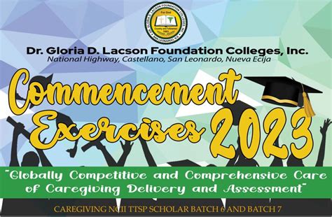 Caregiving Ncii Commencement Exercises Gloria Lacson Colleges