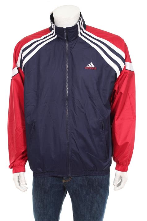 Vintage 90s Adidas Cut And Saw Windbreaker Tracksuit Top Etsy