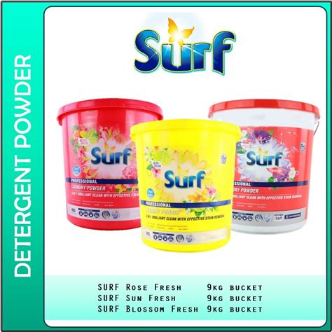 SURF Professional 9kg Laundry Detergent Powder Bucket Tub High Foam