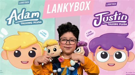 NEW 2024 LANKYBOX PLUSHIES JUSTIN ADAM TALKING OFFICIAL YouTube