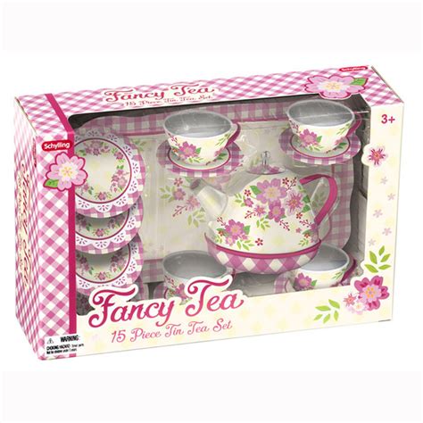 Fancy Tin Tea Set - Best Imaginative Play for Ages 3 to 6