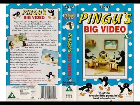 Original VHS Opening And Closing To Pingu S Big Video UK VHS Tape YouTube