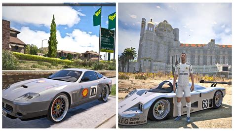 Gta 5 Cr7 Mercedes C9 E Ferrari 575 On Atlantic City Hotel Oi3 FiveM