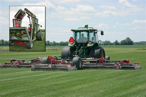 Progressive Tdr G Tri Deck Roller Mower Machines For Sod Harvesting