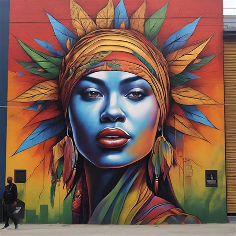 Premium Photo Street Art Murals Celebrating Cultural Diversity And Unity