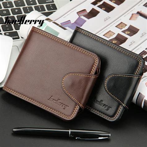 New Baellerry Men Wallets Business Walet Leisure Purse High