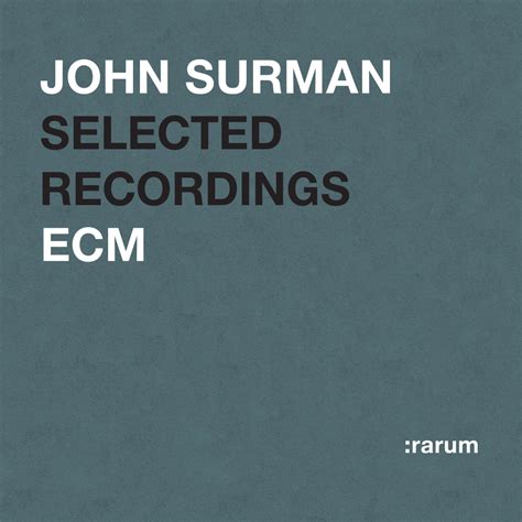 Upon Reflection ECM Records