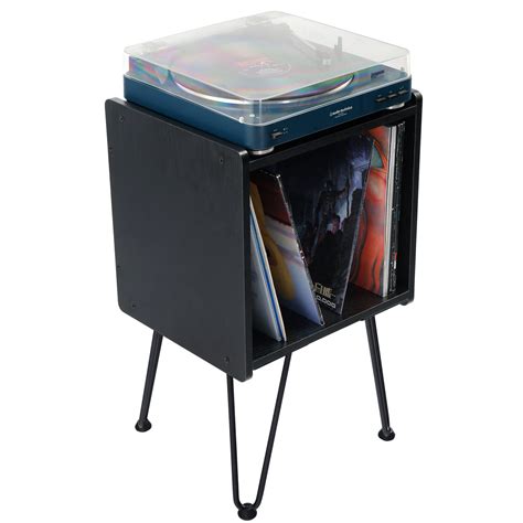 Tc Homeny Vinyl Record Player Stand Cabinet Album Turntable Table