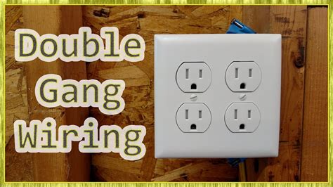 How To Wire A Double Gang Outlet