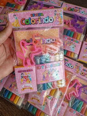 10 Kit Colorir Massinha Princesas Da Disney Compre Produtos