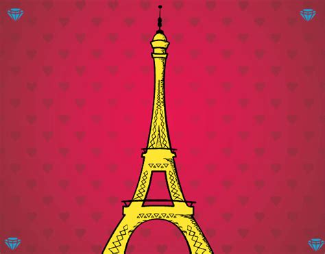 Dibujo De Torre Eifel Pintado Por En Dibujos Net El D A