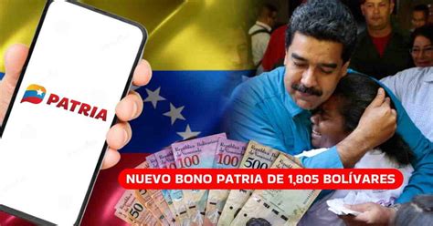 Nuevo Bono 1 805 bolívares comenzó su entrega Pasos para COBRAR hoy