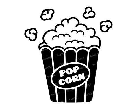 Popcorn Movie Svg Cinema Svg Files For Cricut Etsy