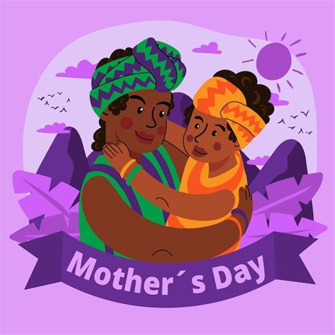 Premium Vector Cartoon Mothers Day Illustration