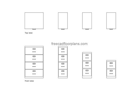 Filing Cabinet Autocad Block At Virginia Ertel Blog