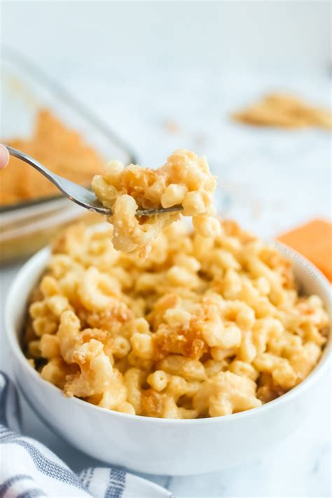 Baked Macaroni And Cheese Recipe With Cheddar Soup Dandk Organizer