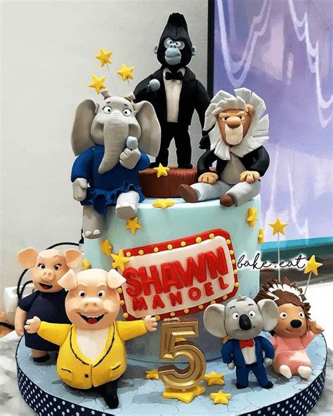 Sing Movie Theme Cake Ideas Images Birthday Cake Pictures Sing