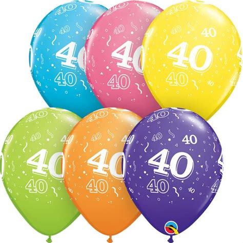 Ballons Chiffre Tropical Assortment Qualatex Abc Pms