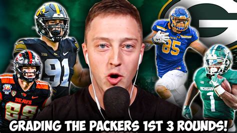 Grading The Packers 1st 3 Rounds Of The Nfl Draft Youtube