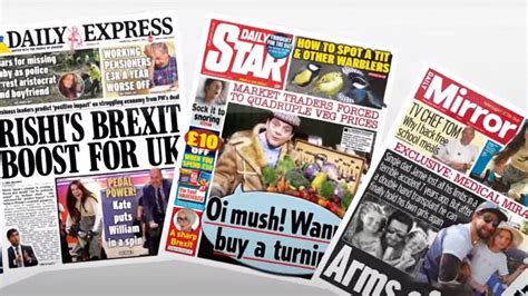 Wednesdays National Newspaper Front Pages Uk News Sky News