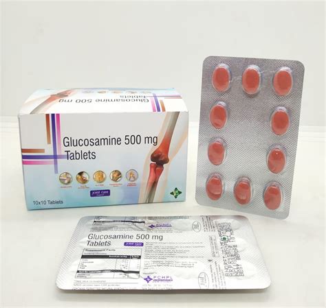 Glucosamine 500 Mg 1010 Treatment Orthojoint Pain Rs 550 Box