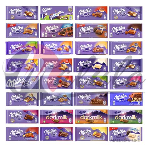 Kit 10 Tabletes De Chocolate Milka Sortidos Malulo Store