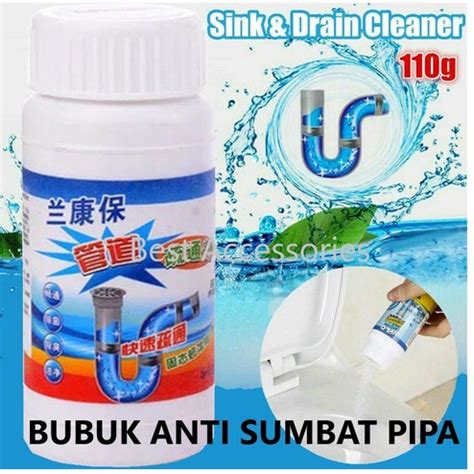 Jual Bubuk Anti Sumbat Mampet Serbuk Pembersih Saluran Air Wc Kloset