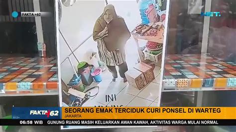 Seorang Emak Terciduk Curi Ponsel Di Warteg Fakta Youtube