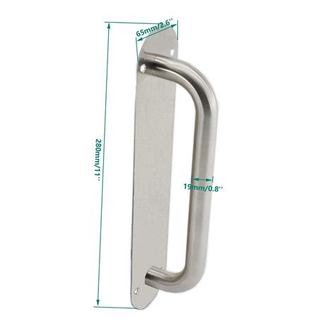 Heavy Duty Stainless Steel Frosted Sliding Door Handle Glass Door Wooden Door Handle Grab