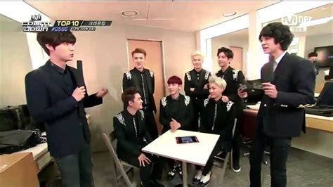 HD 140508 EXO K Overdose Backstage 엠카 출연자 대기실 YouTube