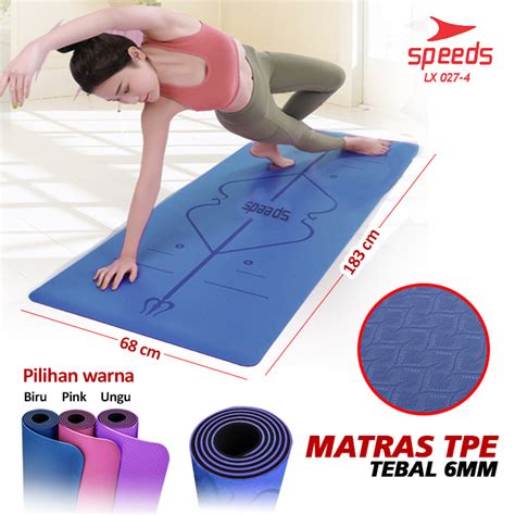 Speeds Matras Yoga Serba Guna Pvc Tebal Dan Berkualitas Import