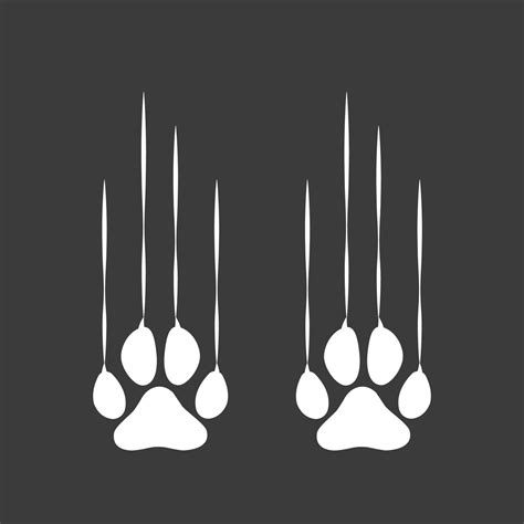 Paw Logo design vector illustration 13098354 Vector Art at Vecteezy