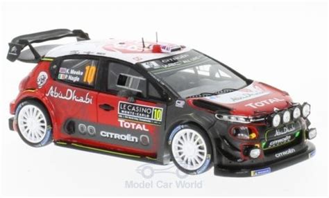 Modellino In Miniatura Citroen C3 1 43 Spark WRC No 10 Total Abu Dhabi