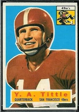 Y.A. Tittle - 1956 Topps #86 - Vintage Football Card Gallery