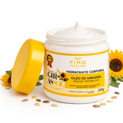 Oleo Para Pele Ressecada - Hidratante Corporal a Base de Óleo de Girassol Para Pele Ressecada ...