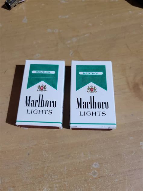 Marlboro Menthol Lights Cigarettes Mini Matchbooks Set Of Two Etsy UK