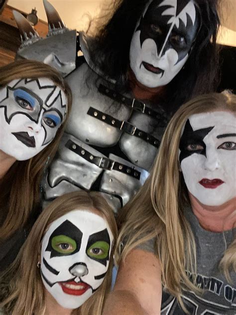 Kiss Band Face Paint