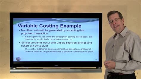 23 Variable Costing Versus Absorption Costing Youtube