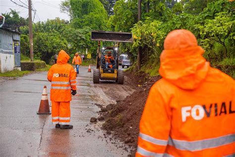 Fovial Mantiene Conectividad En El 100 Calles Y Carreteras Pese A