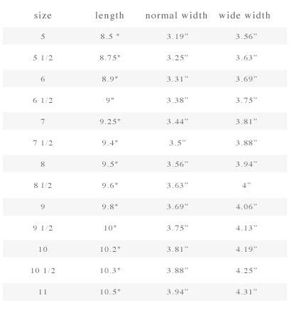 Kate Spade Shoe Size Chart - Greenbushfarm.com