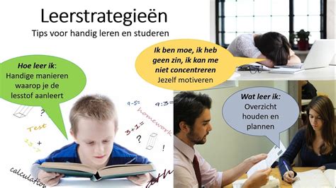 Leerstrategieën handige manieren om te leren en te studeren plus