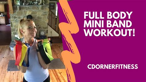 Mini Band Full Body Quick Workout You Can Do Anywhere 30 Minute Mini Band Workout Youtube