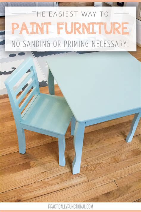 The Easiest Way To Paint Furniture No Sanding Or Priming